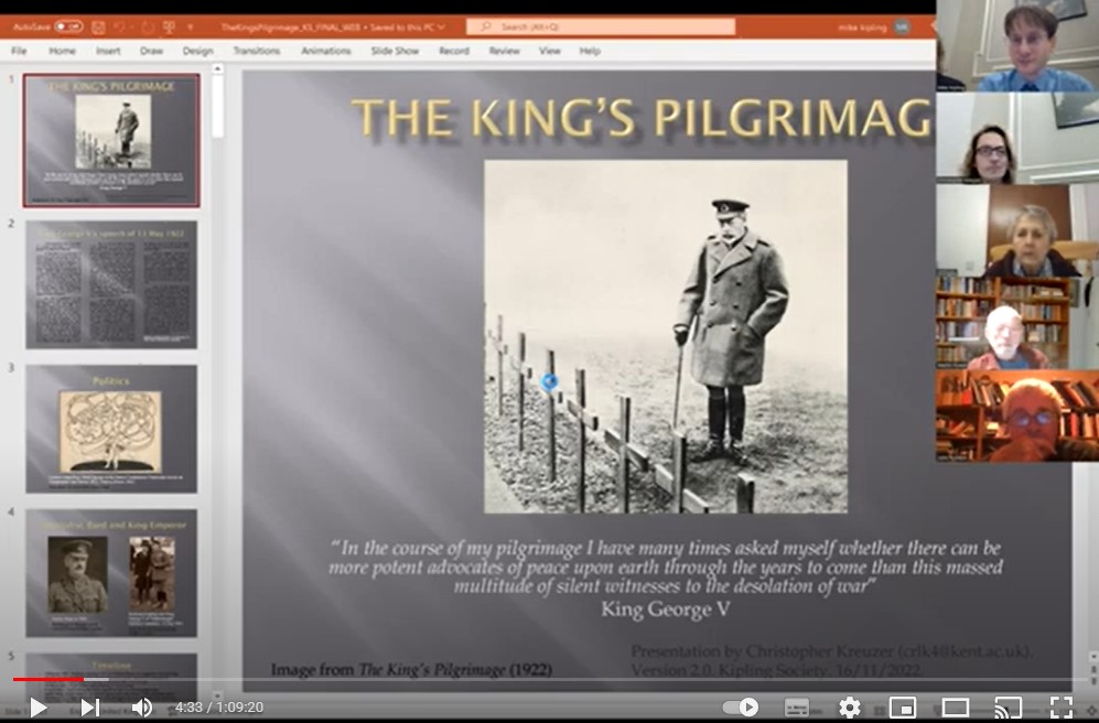 The King’s Pilgrimage The Kipling Society